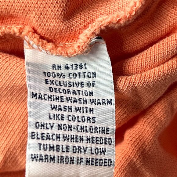 Polo Ralph Lauren Shirt Mens XL Short Sleeve Peach Custom Fit - Picture 6 of 8